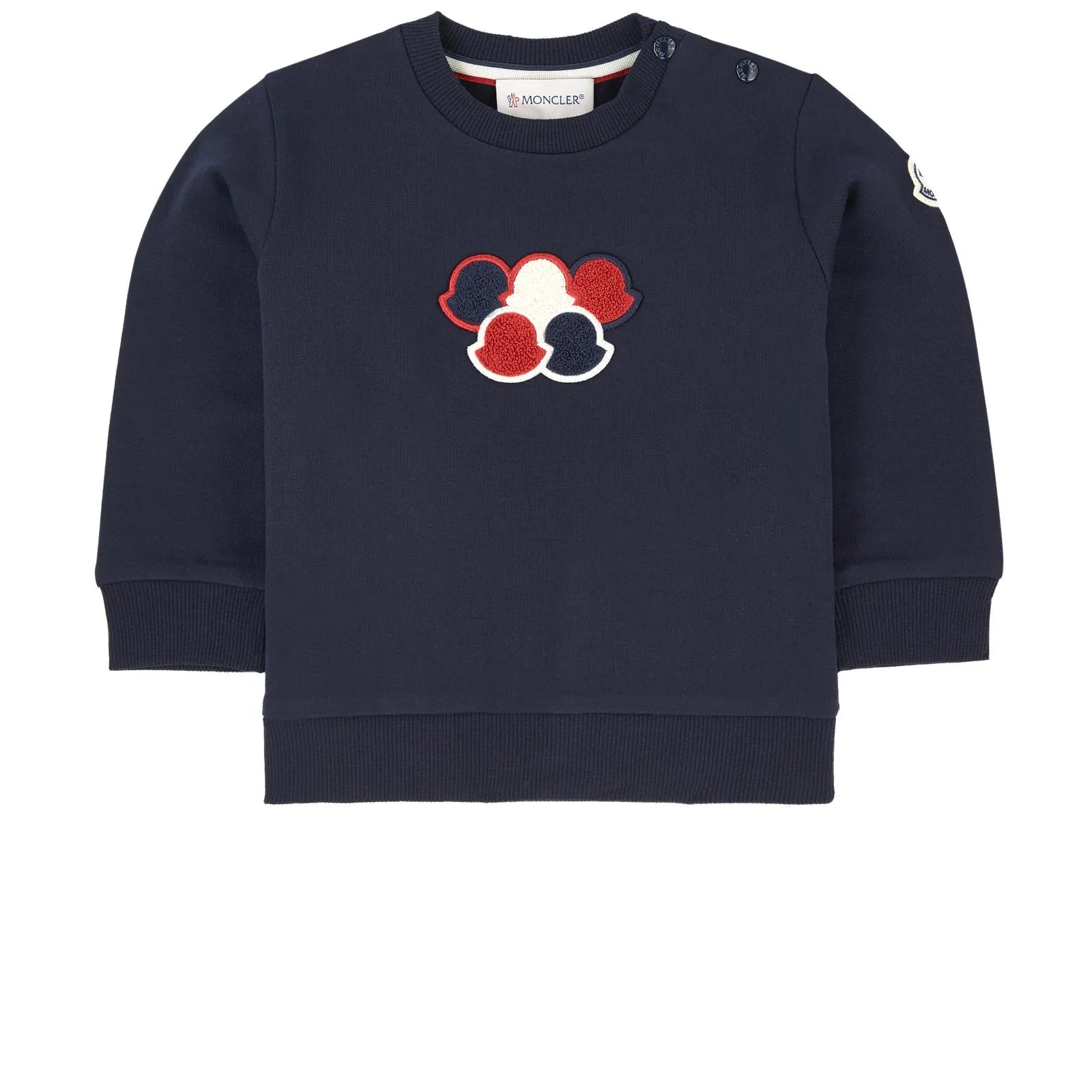 Baby Boys Navy "MAGLIA" Cotton Sweatshirt