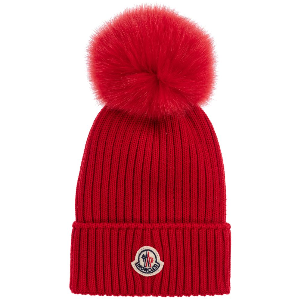 Girls Red Wool Hat