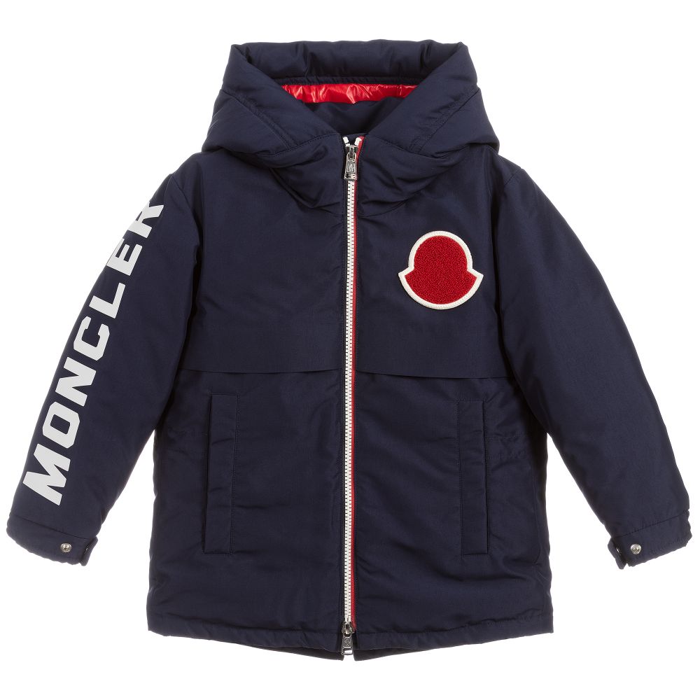 Boys Navy "AIRON" Padded Down Jacket