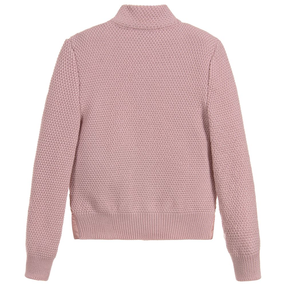 Girls Light Pink "MAGLIA" Cardigan