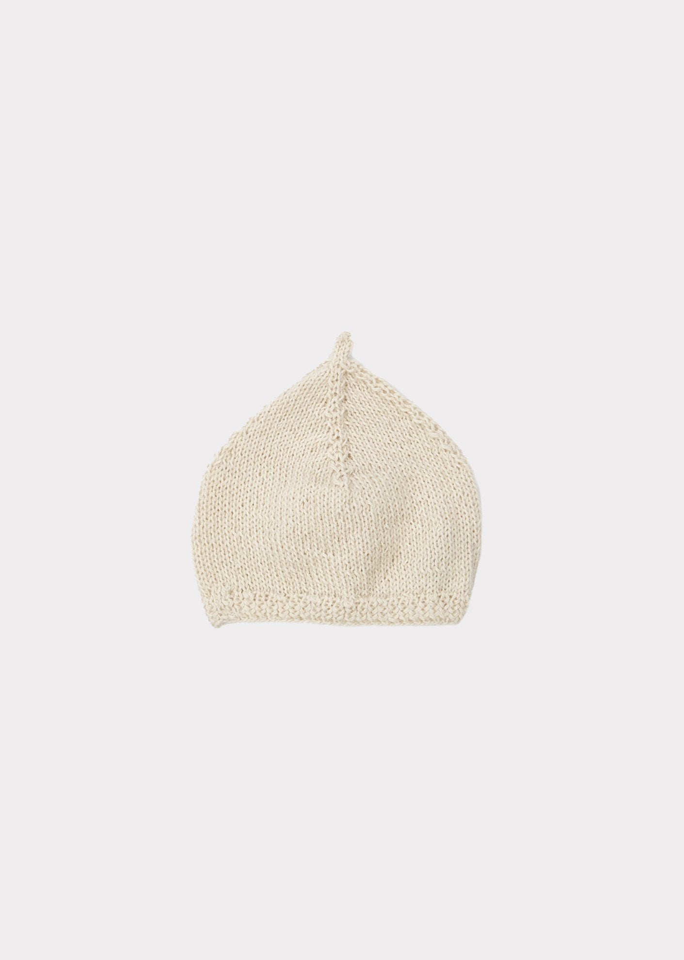 Baby Boys & Girls White Alpaca Hat