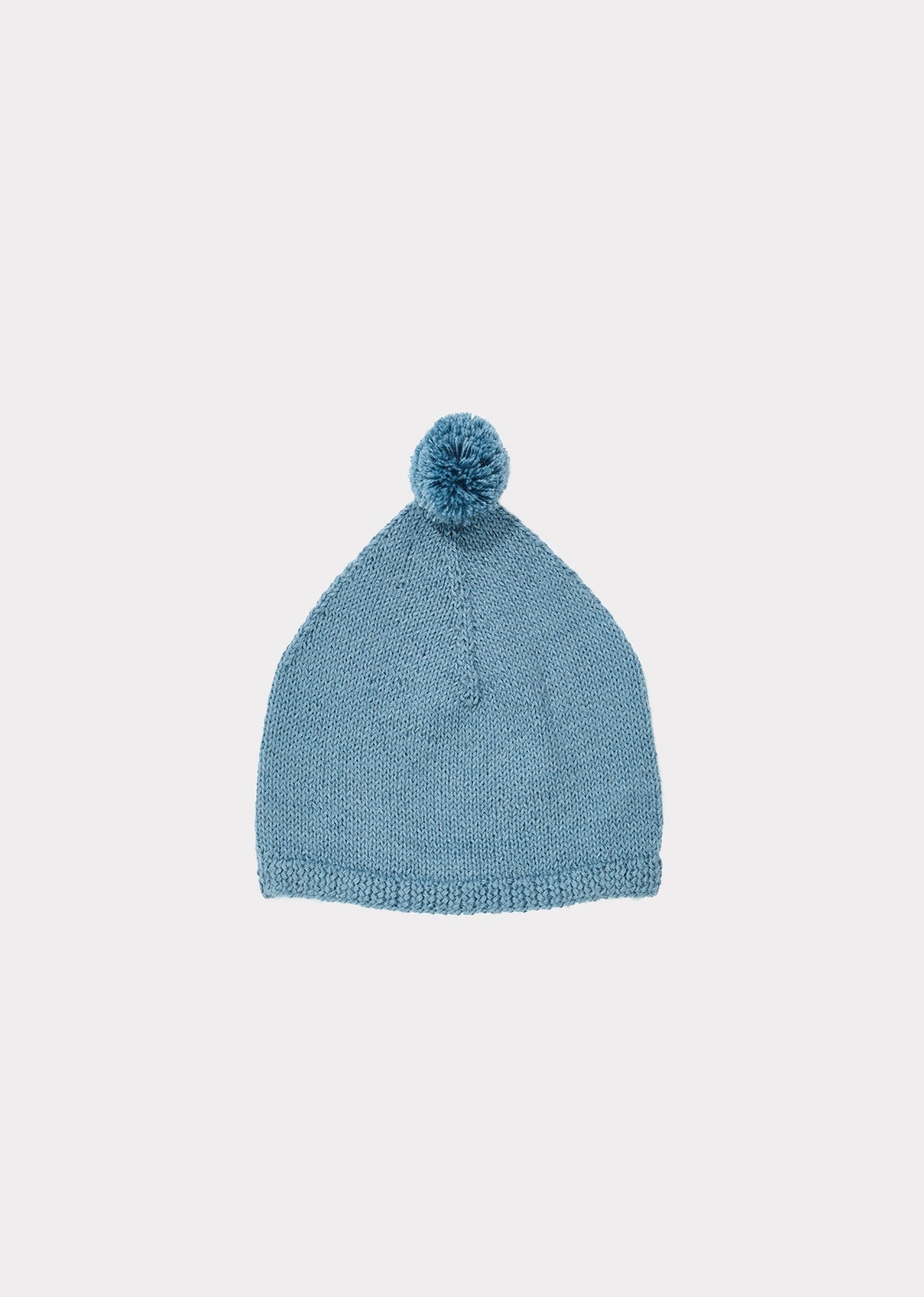 Girls Blue Alpaca Wool Hat