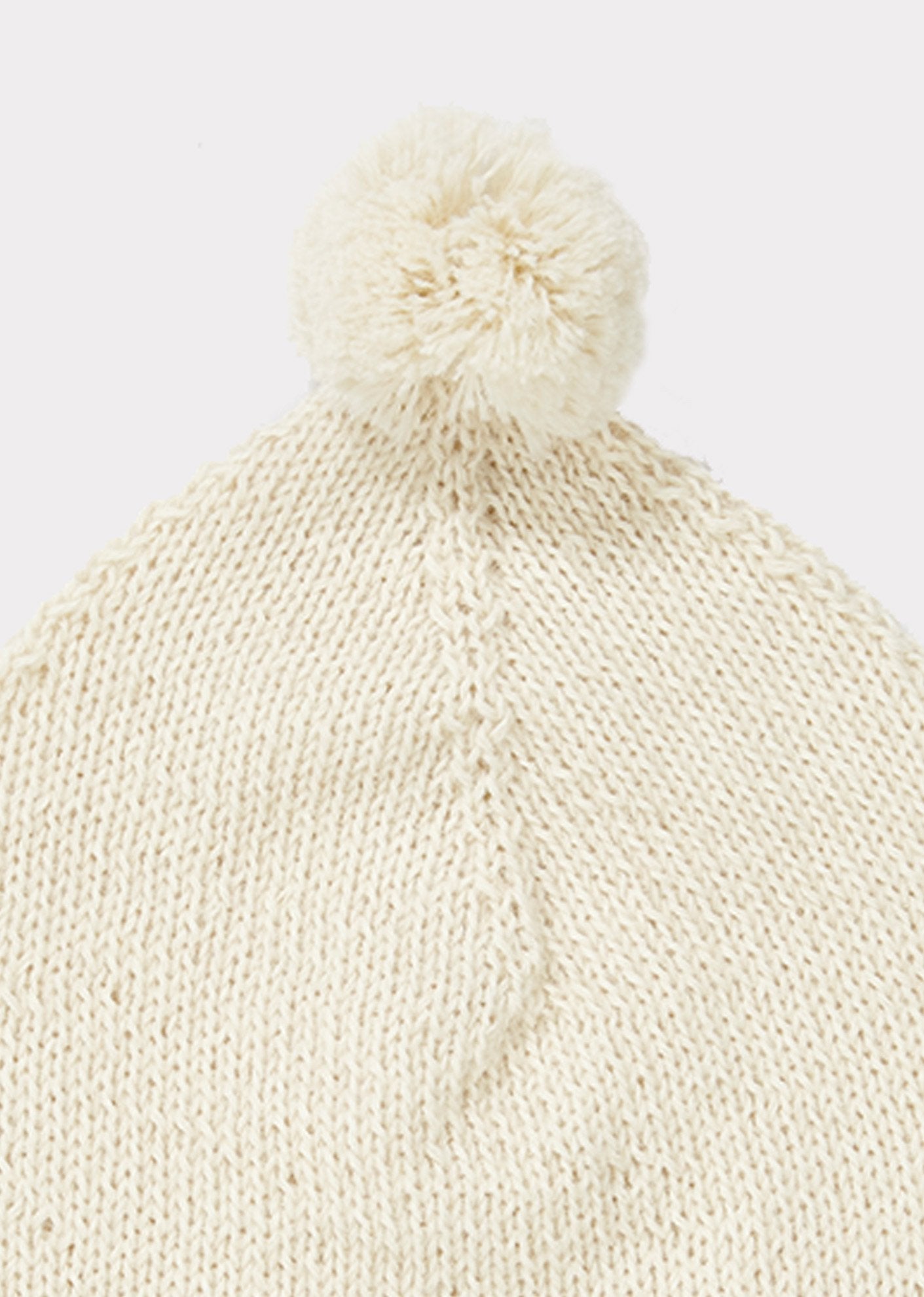 Girls Beige Alpaca Hat