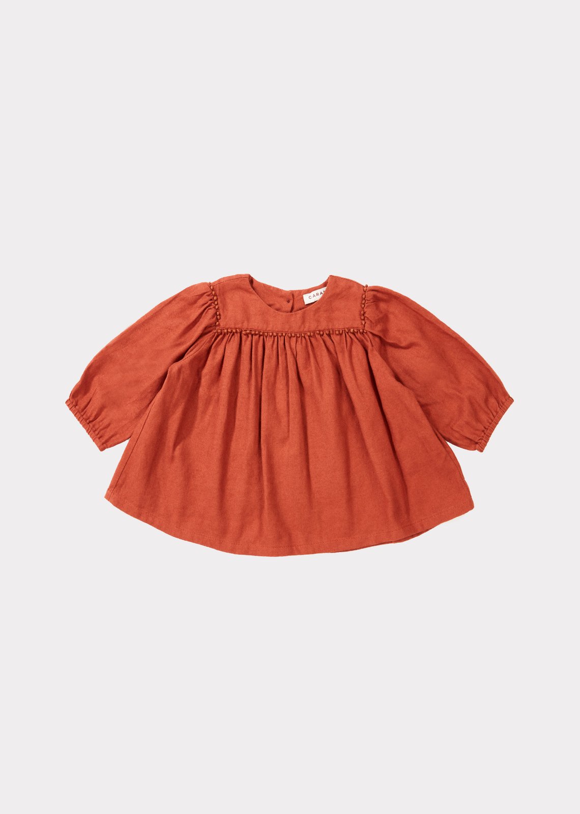 Baby Girls Paprika Cotton Blouse