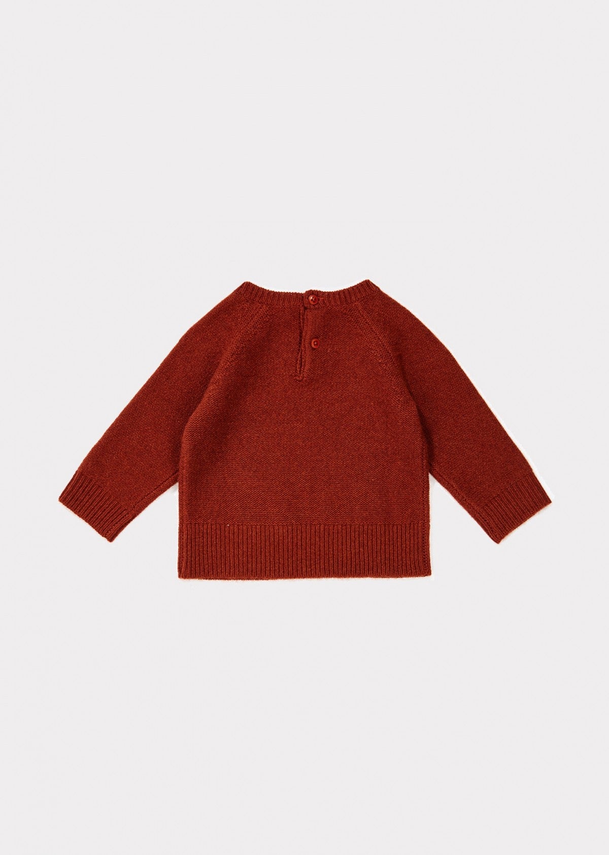 Baby Girls Rust Cashmere Sweater