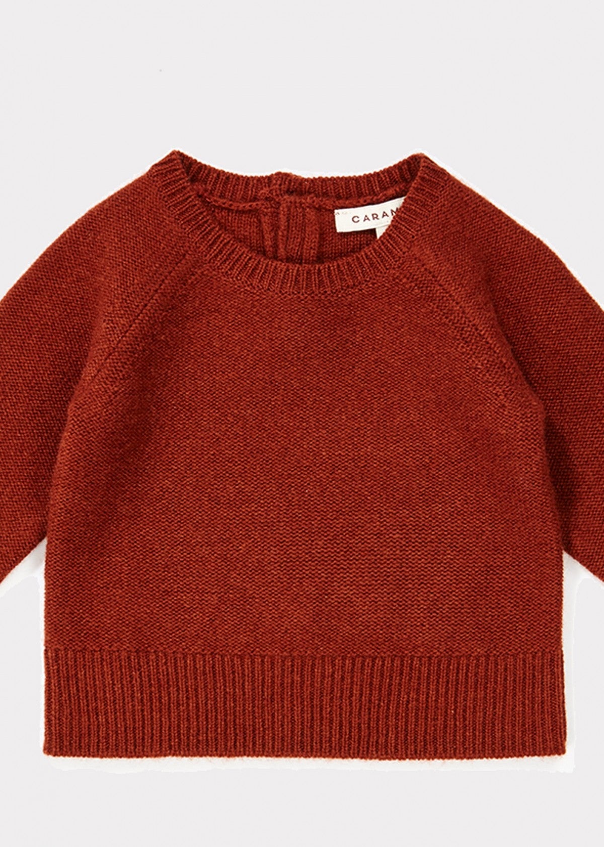 Baby Girls Rust Cashmere Sweater