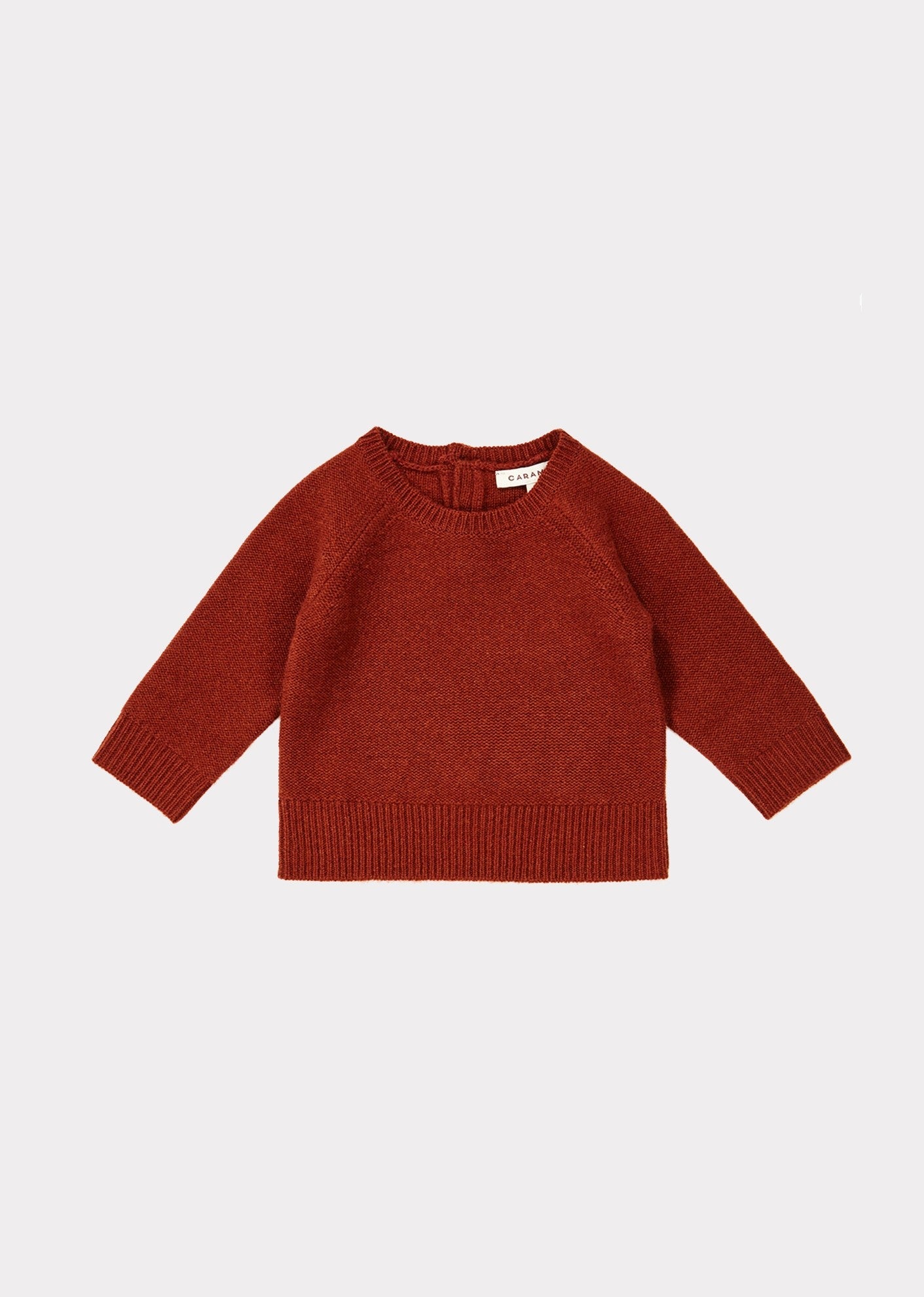 Baby Girls Rust Cashmere Sweater
