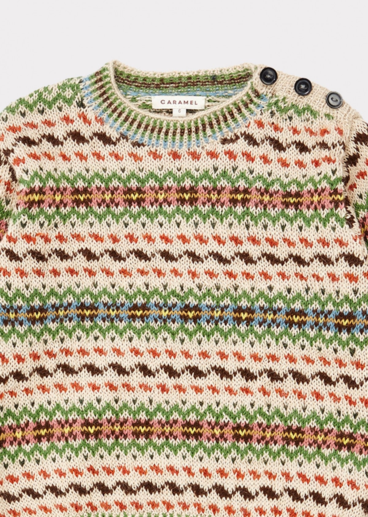 Boys & Girls Green Alpaca Wool Sweater