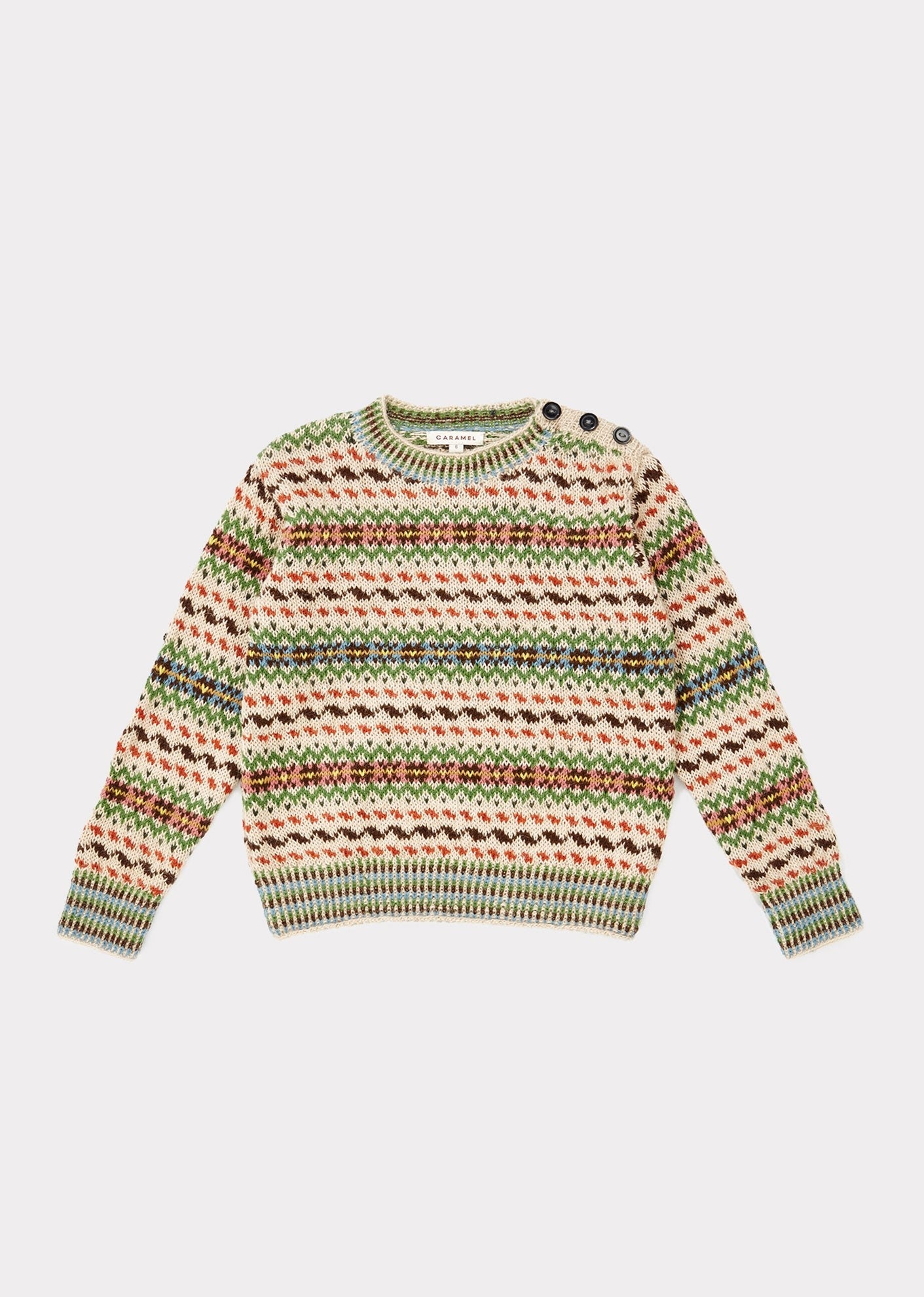 Boys & Girls Green Alpaca Wool Sweater