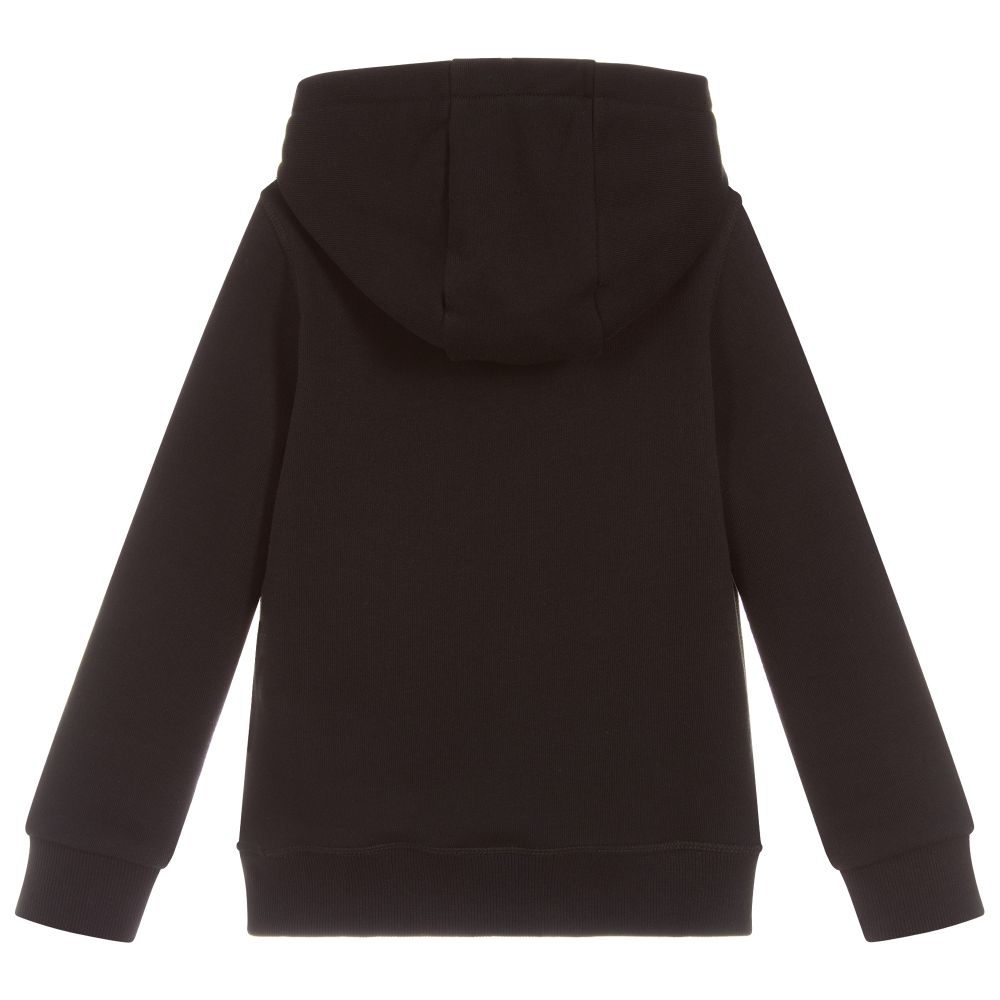 Girls Black Tiger Cotton Sweatshirt