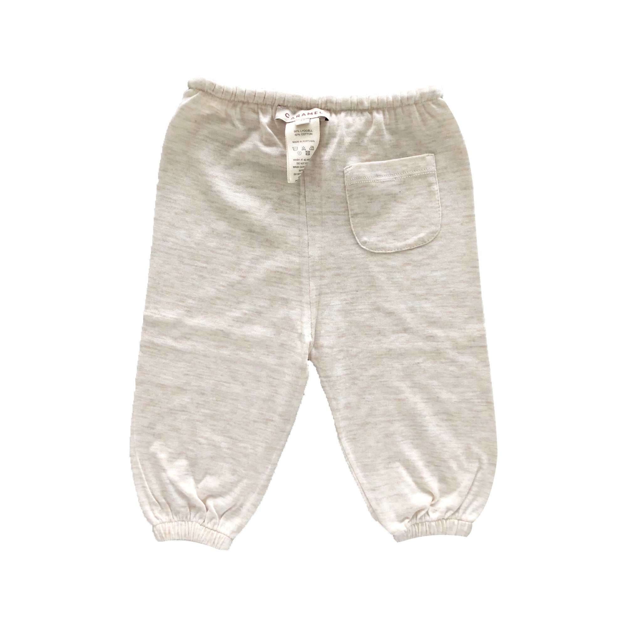 Baby Oatmeal Jersey Trousers