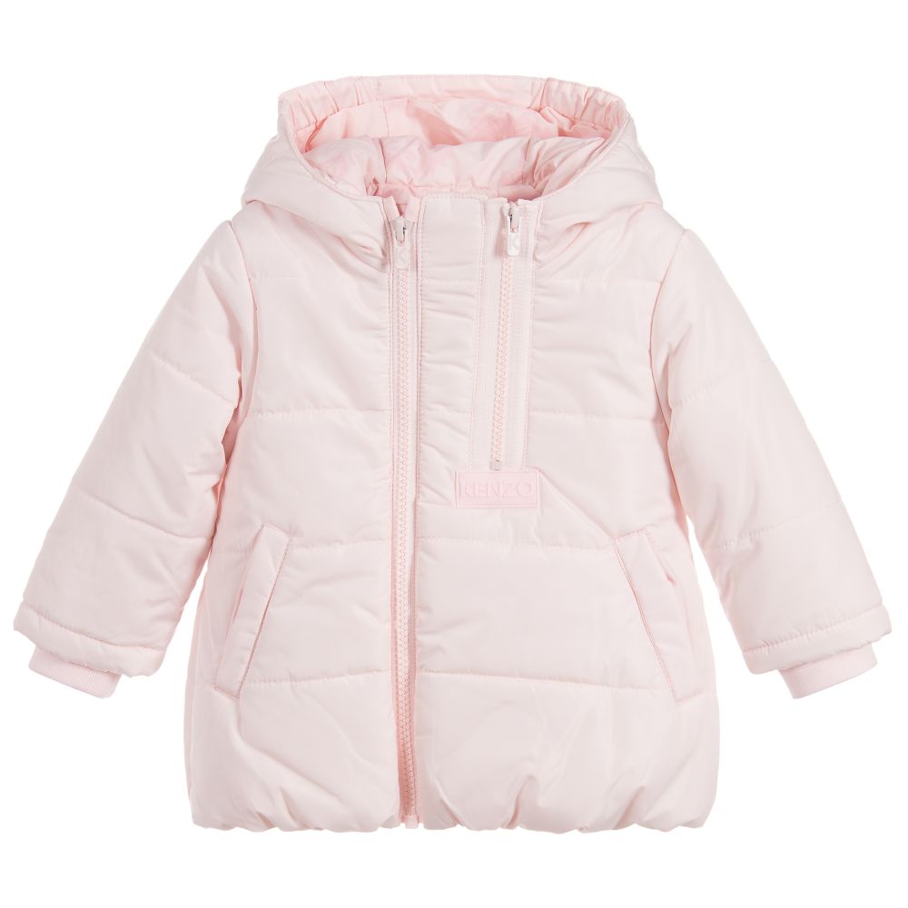 Baby Girls Pink Puffer Jacket