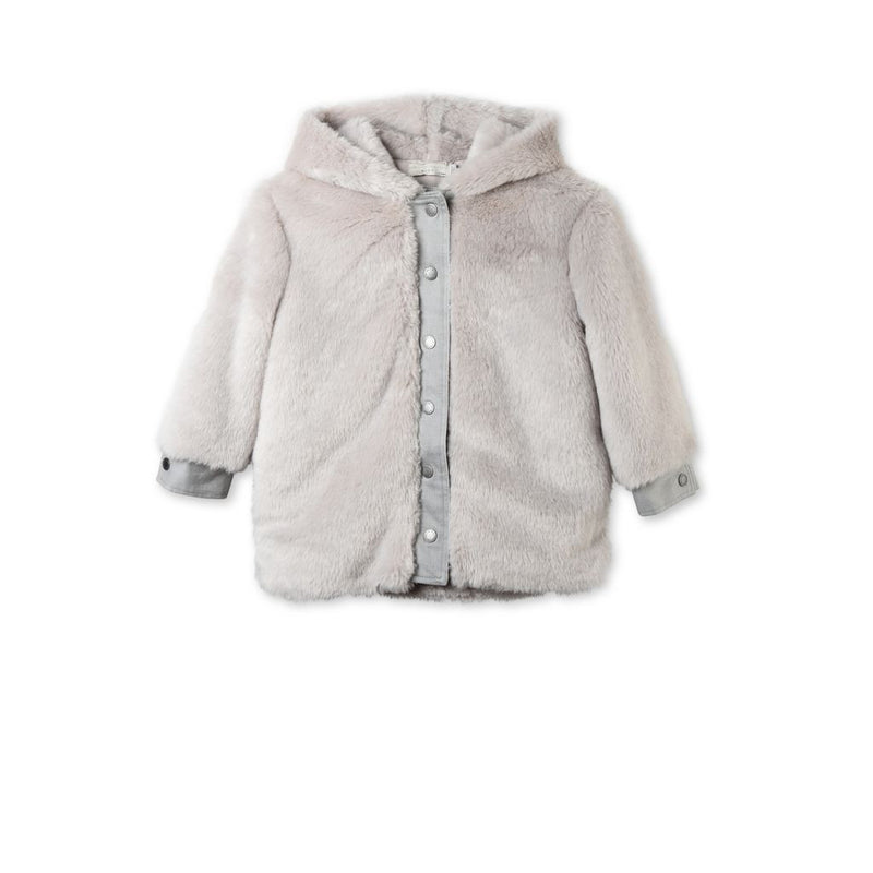 Girls Liac Hooded 'Treasure' Coat - CÉMAROSE | Children's Fashion Store - 1