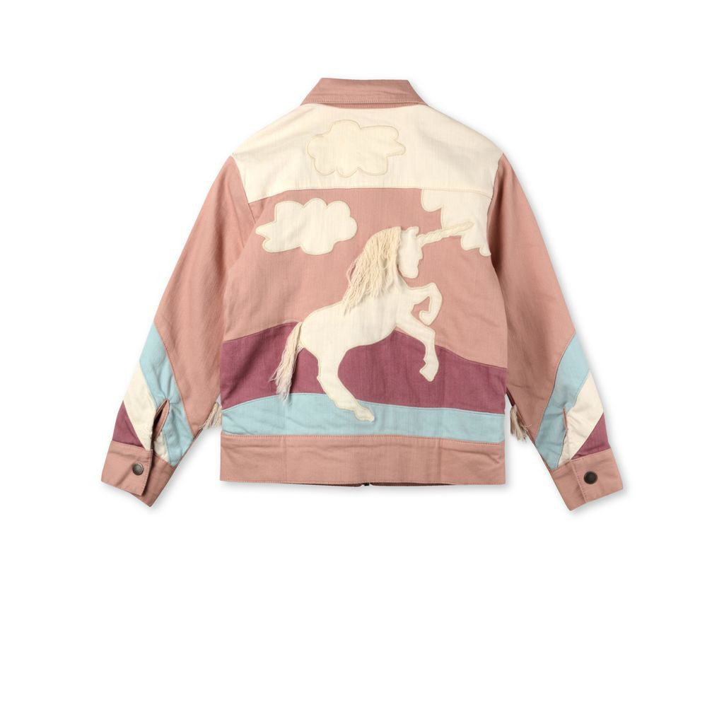 Girls Pink Unicorn Angie Jacket
