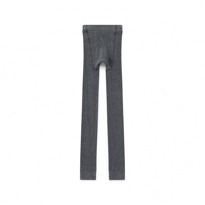 Girls Grey Cotton Leggings