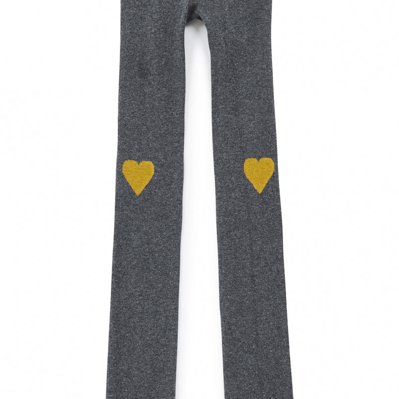 Girls Grey Cotton Leggings