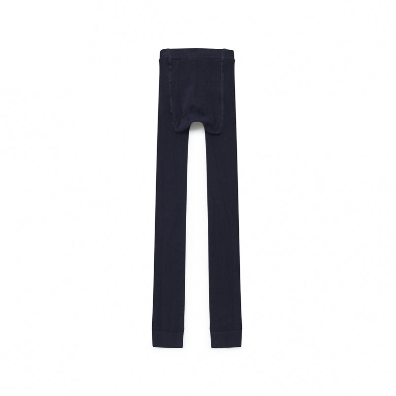 Girls Blue Cotton Leggings