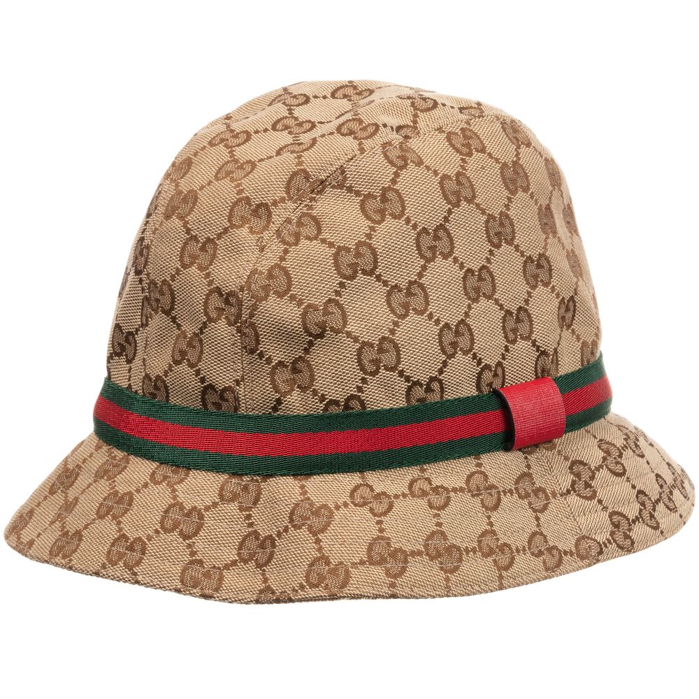 Boys & Girls Brown GG Hat