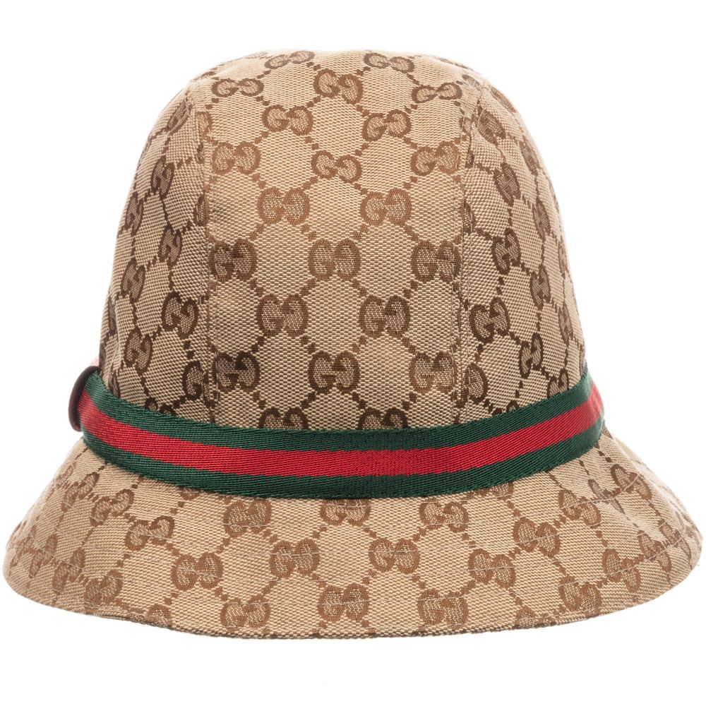 Boys & Girls Brown GG Hat