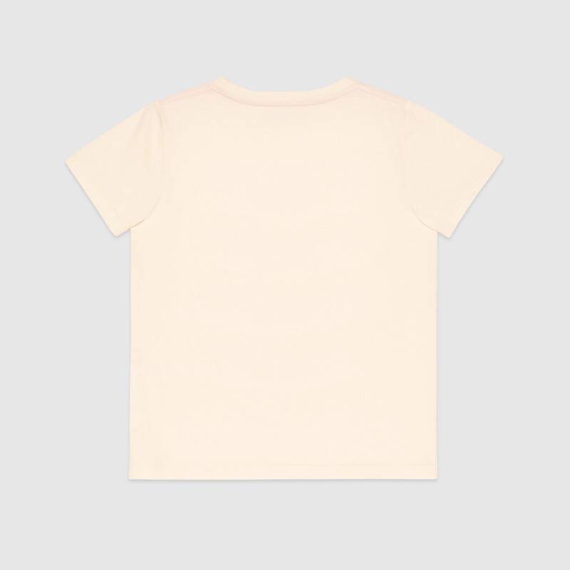 Girls White Gucci Tiger Cotton T-shirt