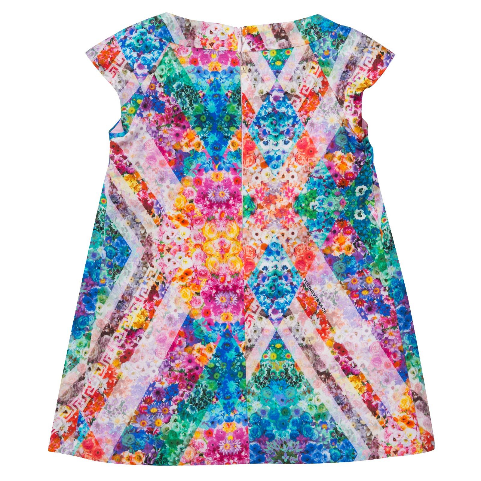 Baby Girls Multicolor Floral Kaleidoscope Dress - CÉMAROSE | Children's Fashion Store - 2