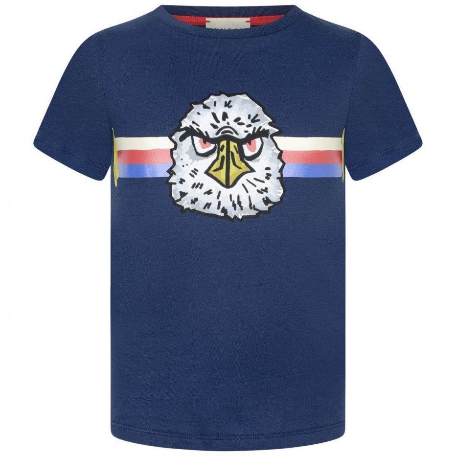 Boys Blue Eagle Cotton T-shirt