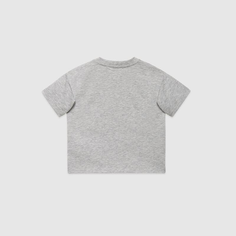 Baby Boys Grey Tennis Cotton T-shirt