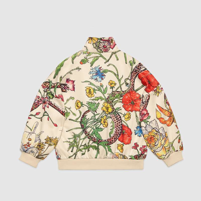 Girls Multicolor Zip Sweatshirt