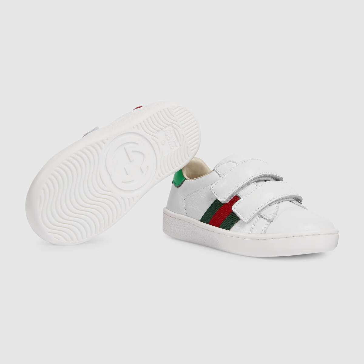 Baby Boys & Girls White Leather Shoes