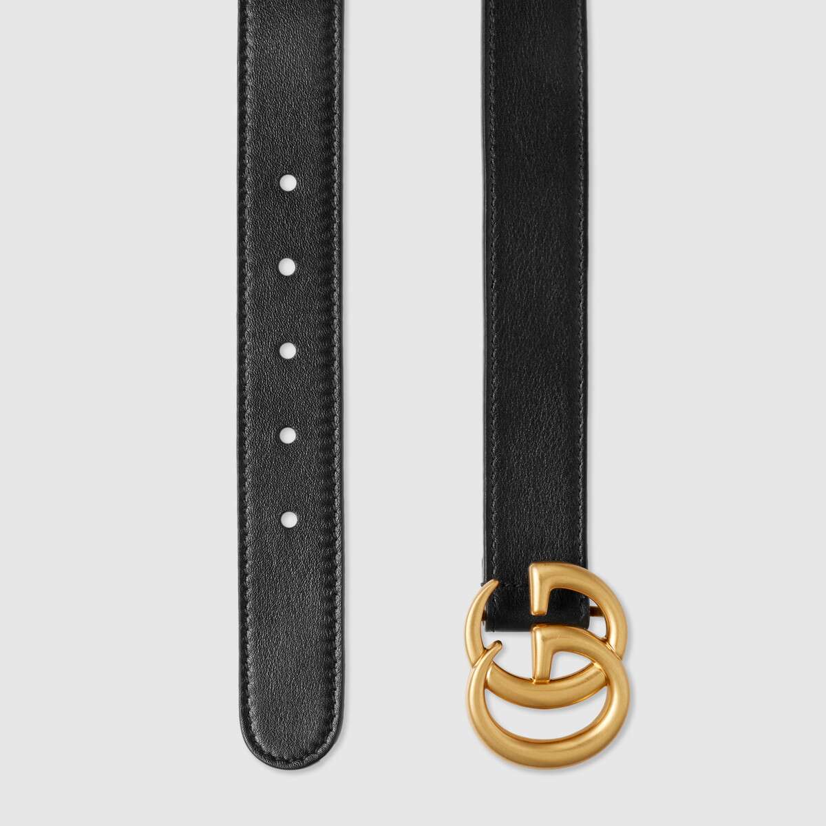 Girls Black GG Belt