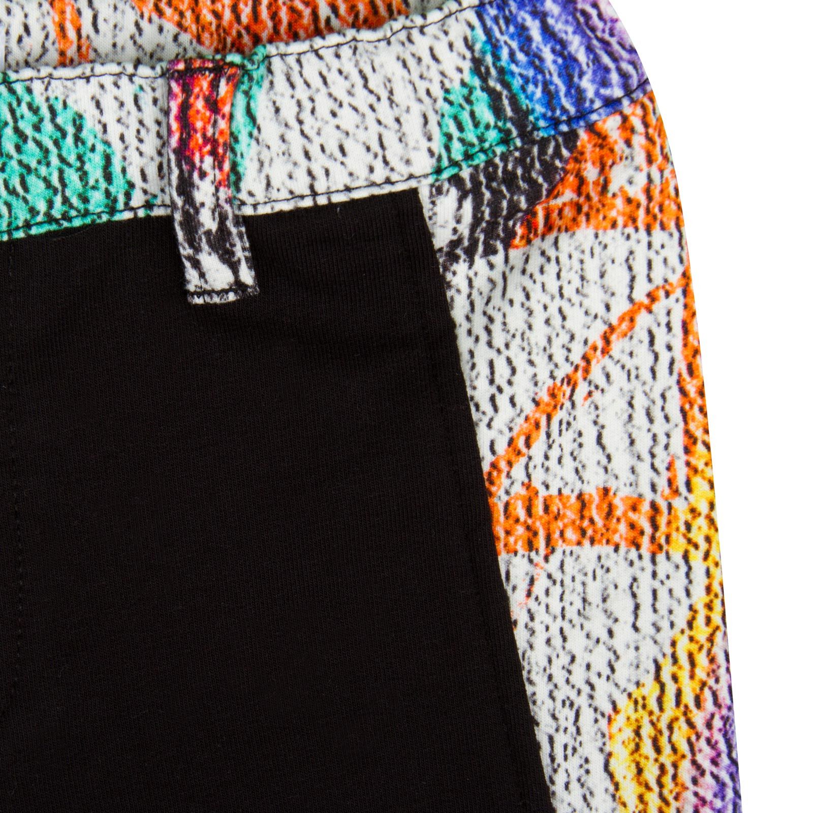 Baby Boys Black Trousers With Multicolor Elasticated Waistband - CÉMAROSE | Children's Fashion Store - 3