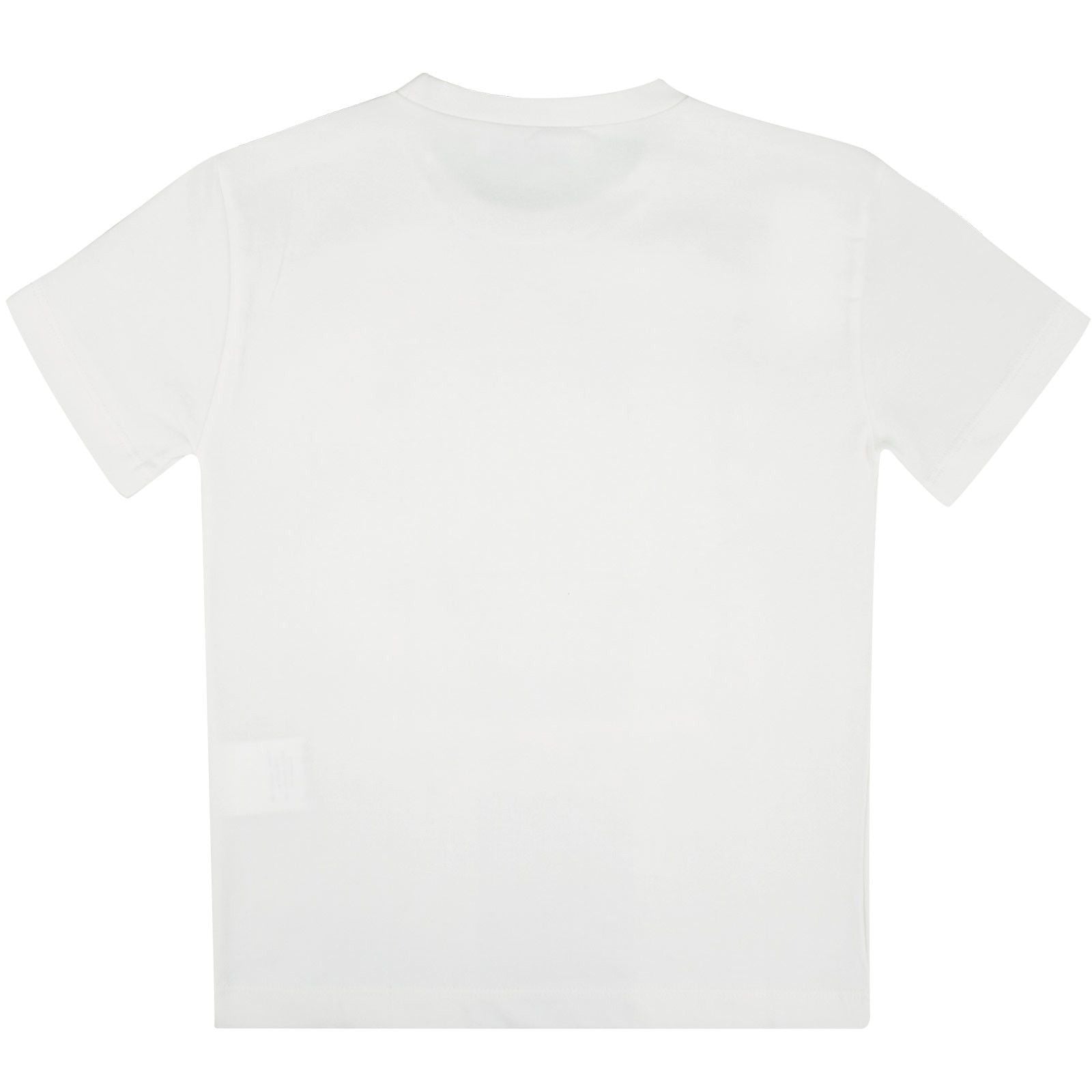 Boys Ivory Medusa Studded Logo Cotton Jersey T-Shirt - CÉMAROSE | Children's Fashion Store - 2