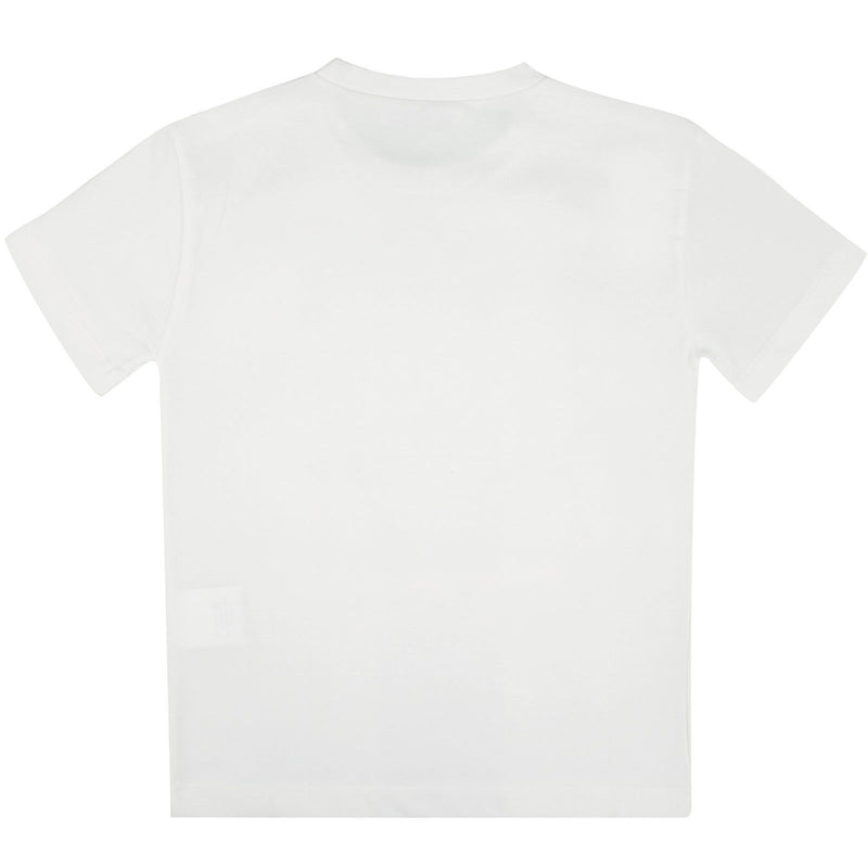 Boys Ivory Medusa Studded Logo Cotton Jersey T-Shirt - CÉMAROSE | Children's Fashion Store - 2
