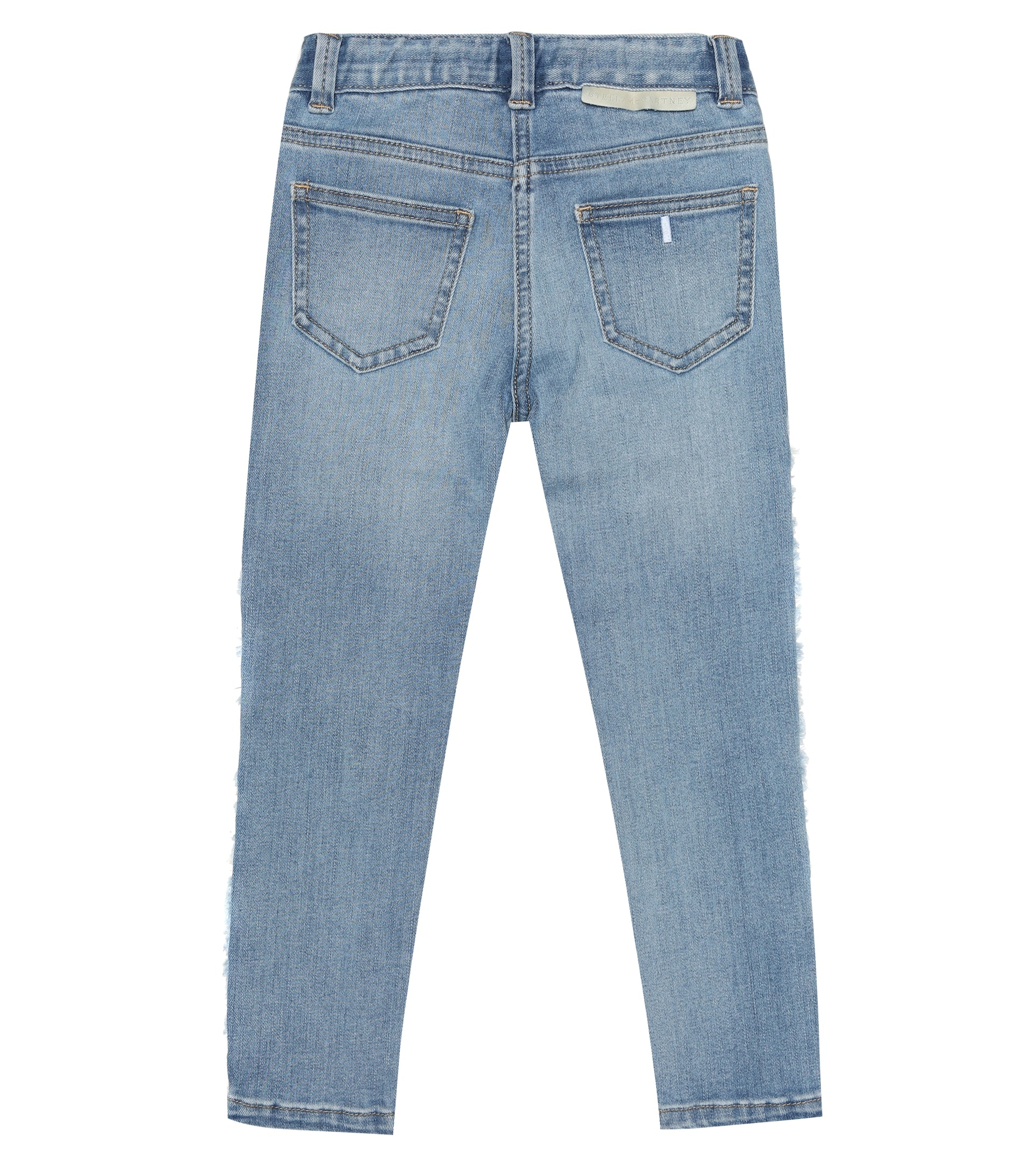 Girls Light Blue Denim Trousers