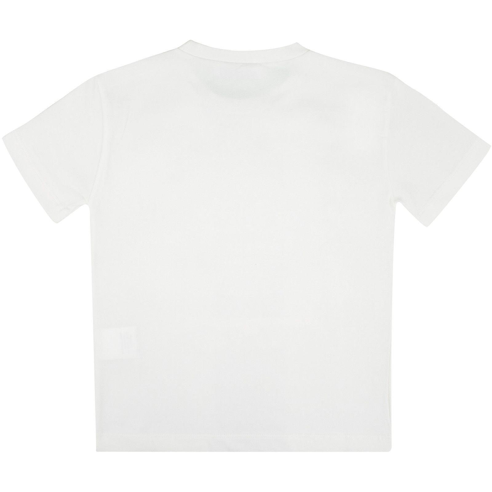 Boys Ivory Medusa Frame Printed Cotton Jersey T-Shirt - CÉMAROSE | Children's Fashion Store - 2