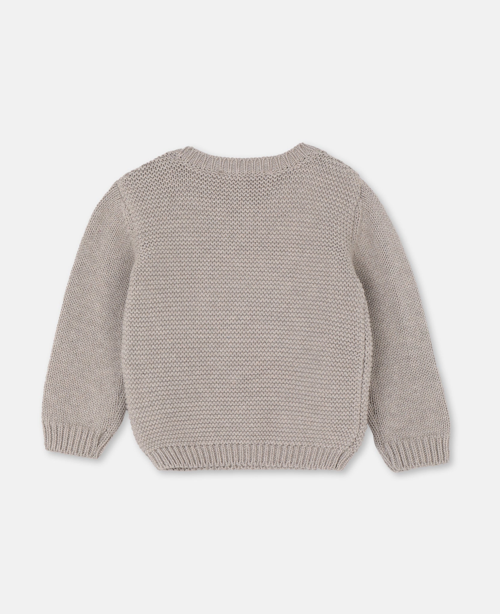 Baby Boys & Girls Beige Cotton Sweater