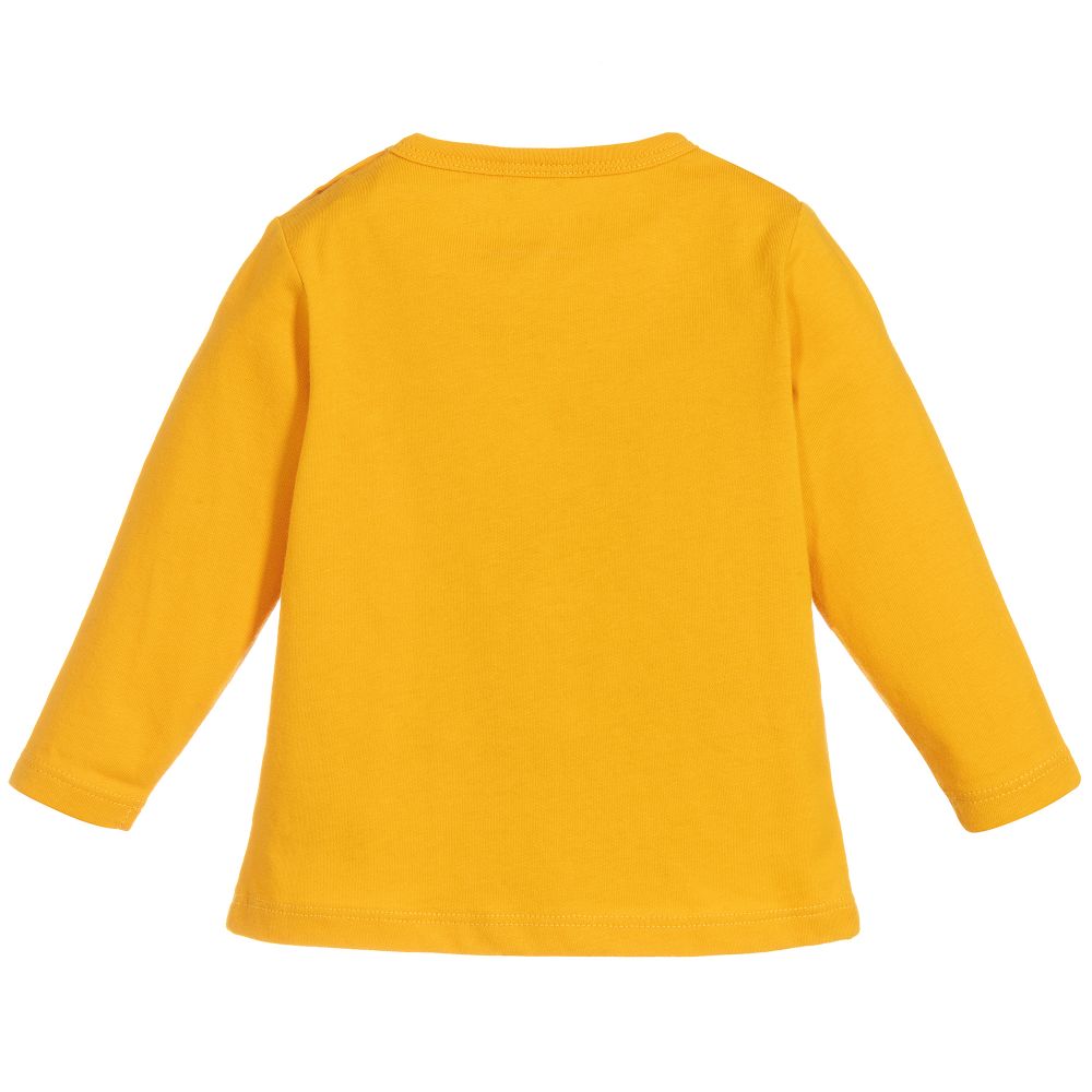 Baby Boys Yellow Cotton Top