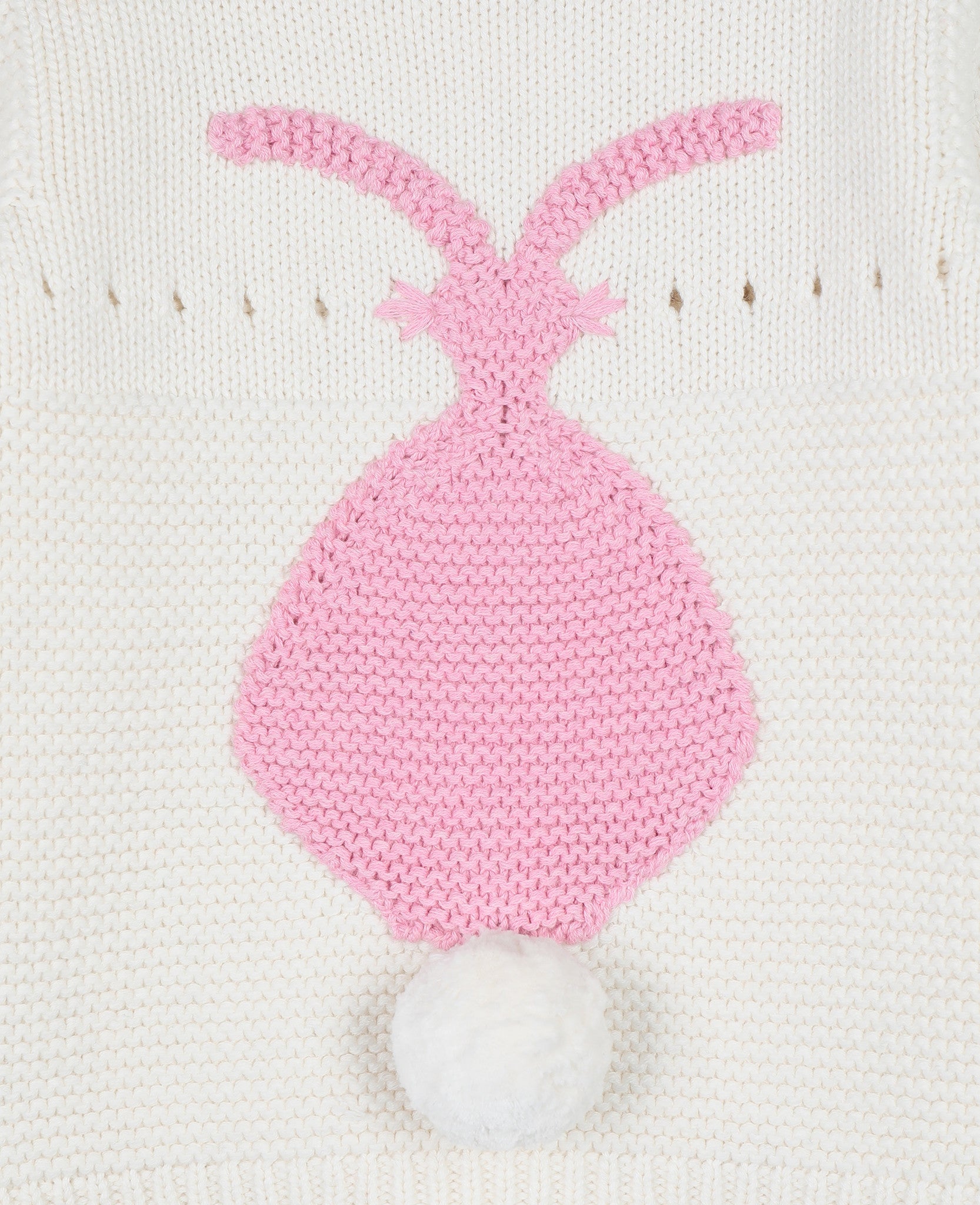 Baby Girls Ivory Cotton Sweater
