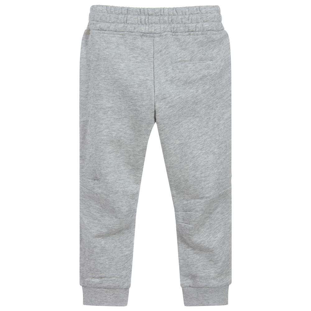 Boys Grey Cotton Trousers