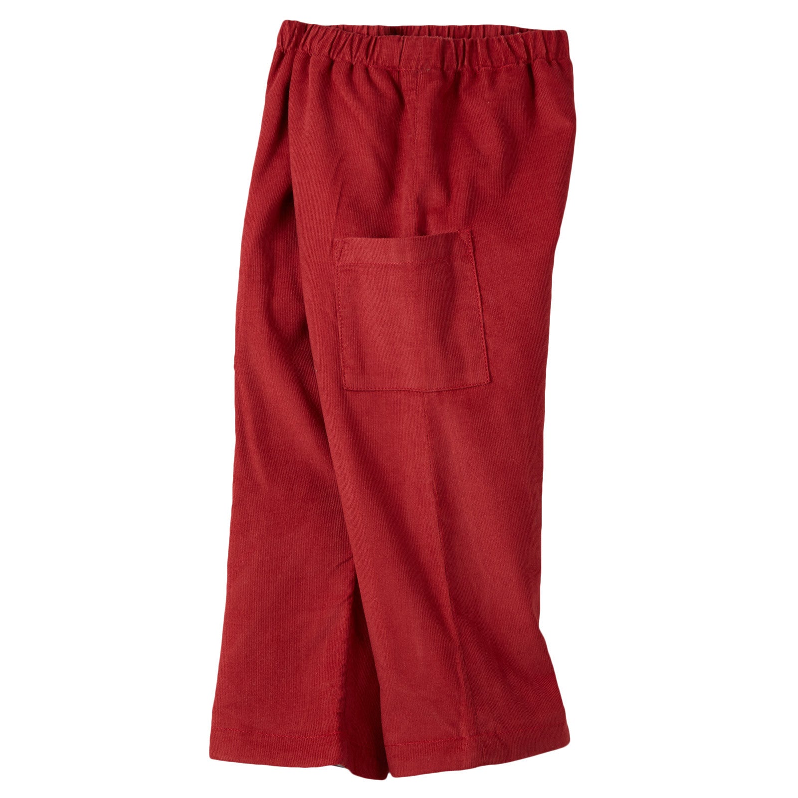 Baby Boys Rust Red Cotton Corduroy Trousers - CÉMAROSE | Children's Fashion Store - 3