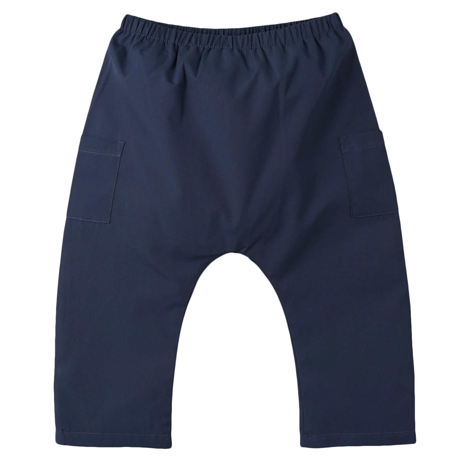 Baby Boys Navy Blue Cotton Corduroy Trousers - CÉMAROSE | Children's Fashion Store - 1