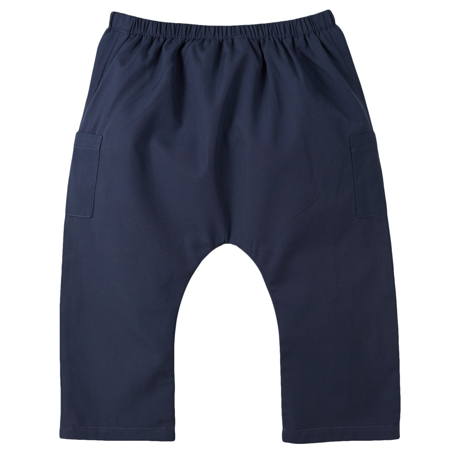 Baby Boys Navy Blue Cotton Corduroy Trousers - CÉMAROSE | Children's Fashion Store - 2