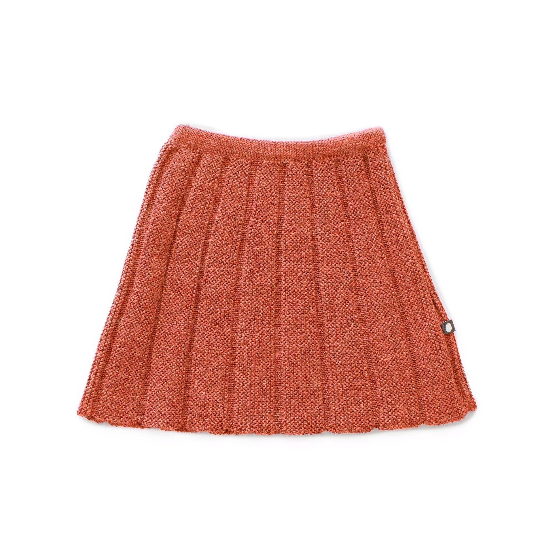Girls Apricot Alpaca Skirt