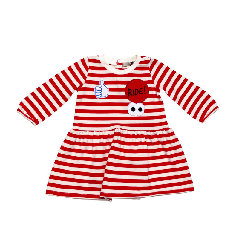 Baby Girls Red Stripe 'Bretta' Dress - CÉMAROSE | Children's Fashion Store