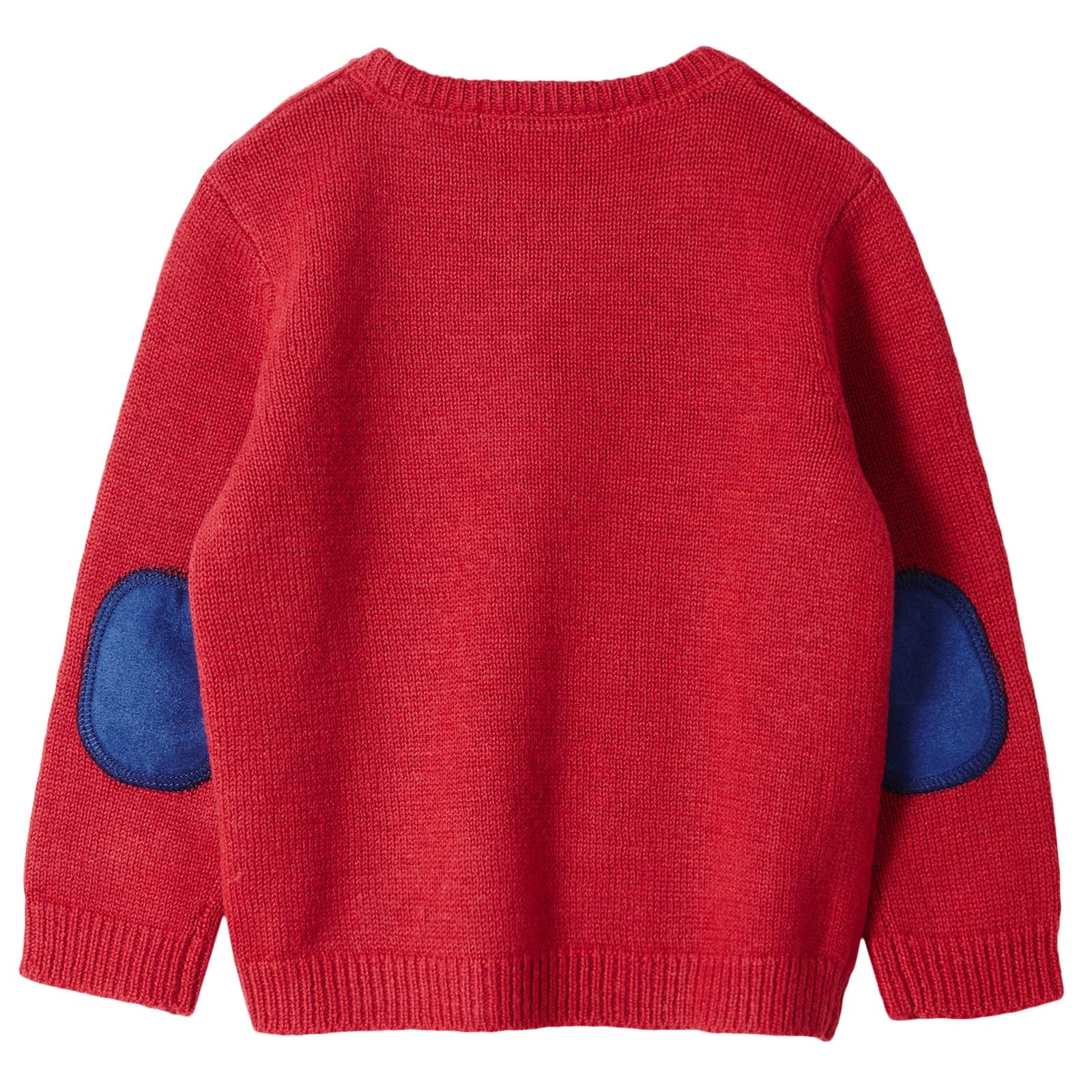 Baby Boys Red  Elbow Patch Sweater - CÉMAROSE | Children's Fashion Store - 2