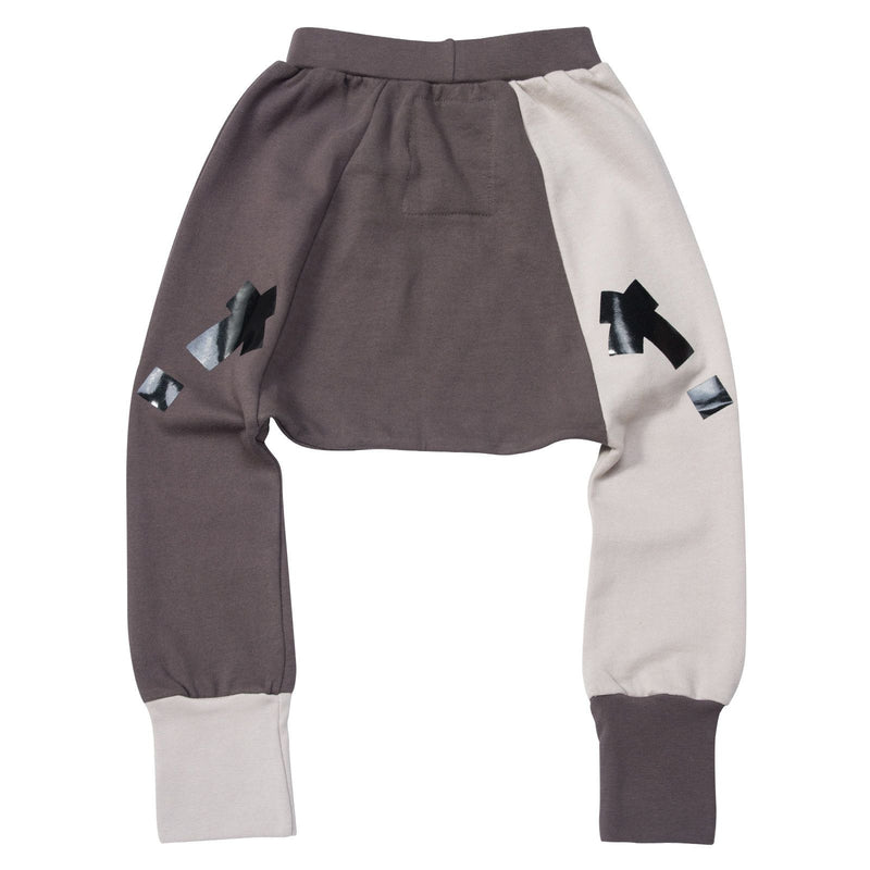 Boys&Girls Dark Grey Trouses With Black X Printed - CÉMAROSE | Children's Fashion Store - 2