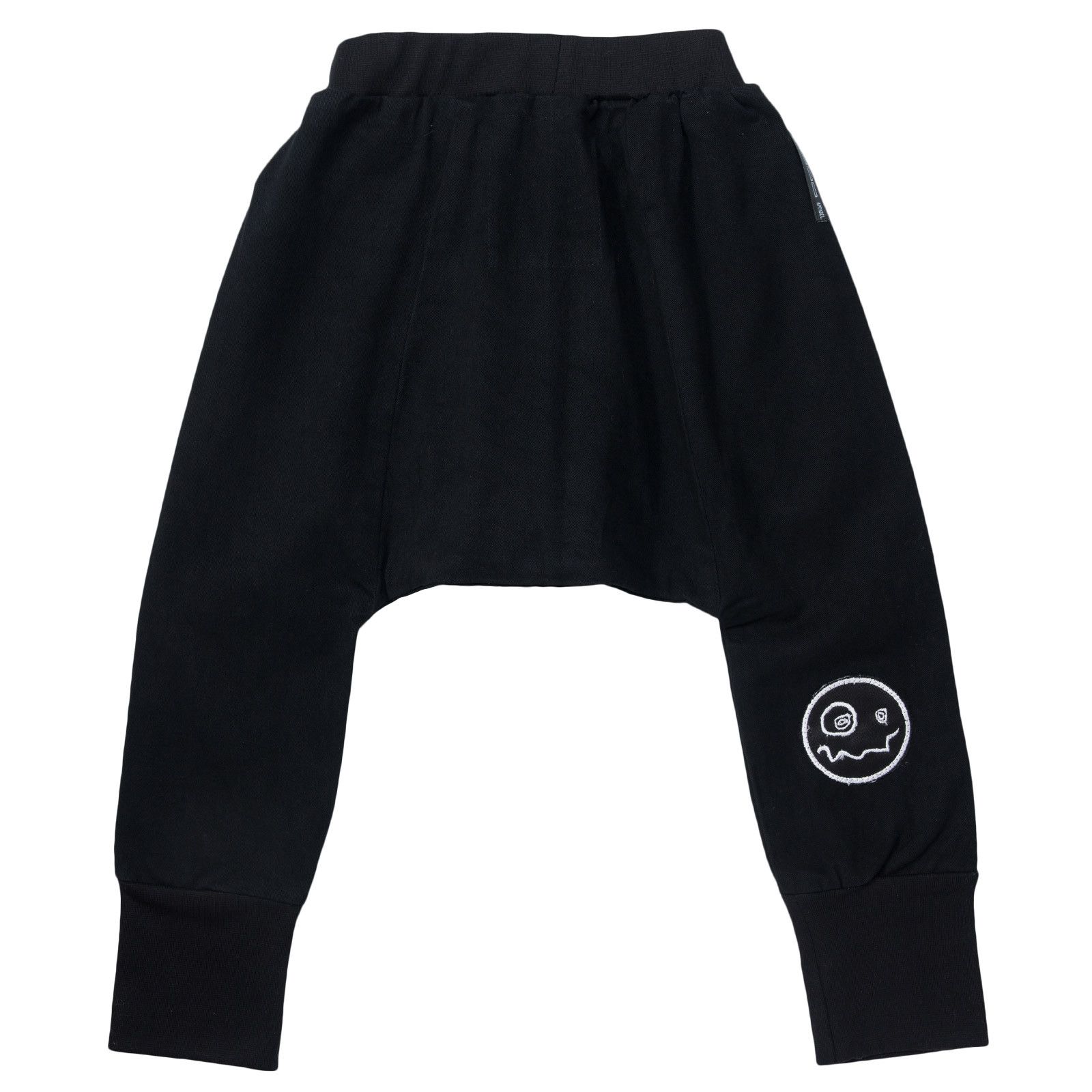 Boys&Girls Black Trouses With White Embroidery Logo - CÉMAROSE | Children's Fashion Store - 2