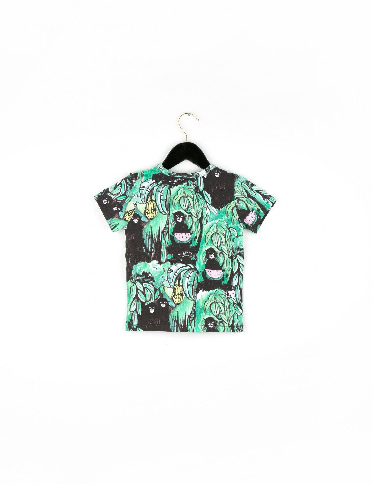 Monkey Black T-Shirt - CÉMAROSE | Children's Fashion Store - 2