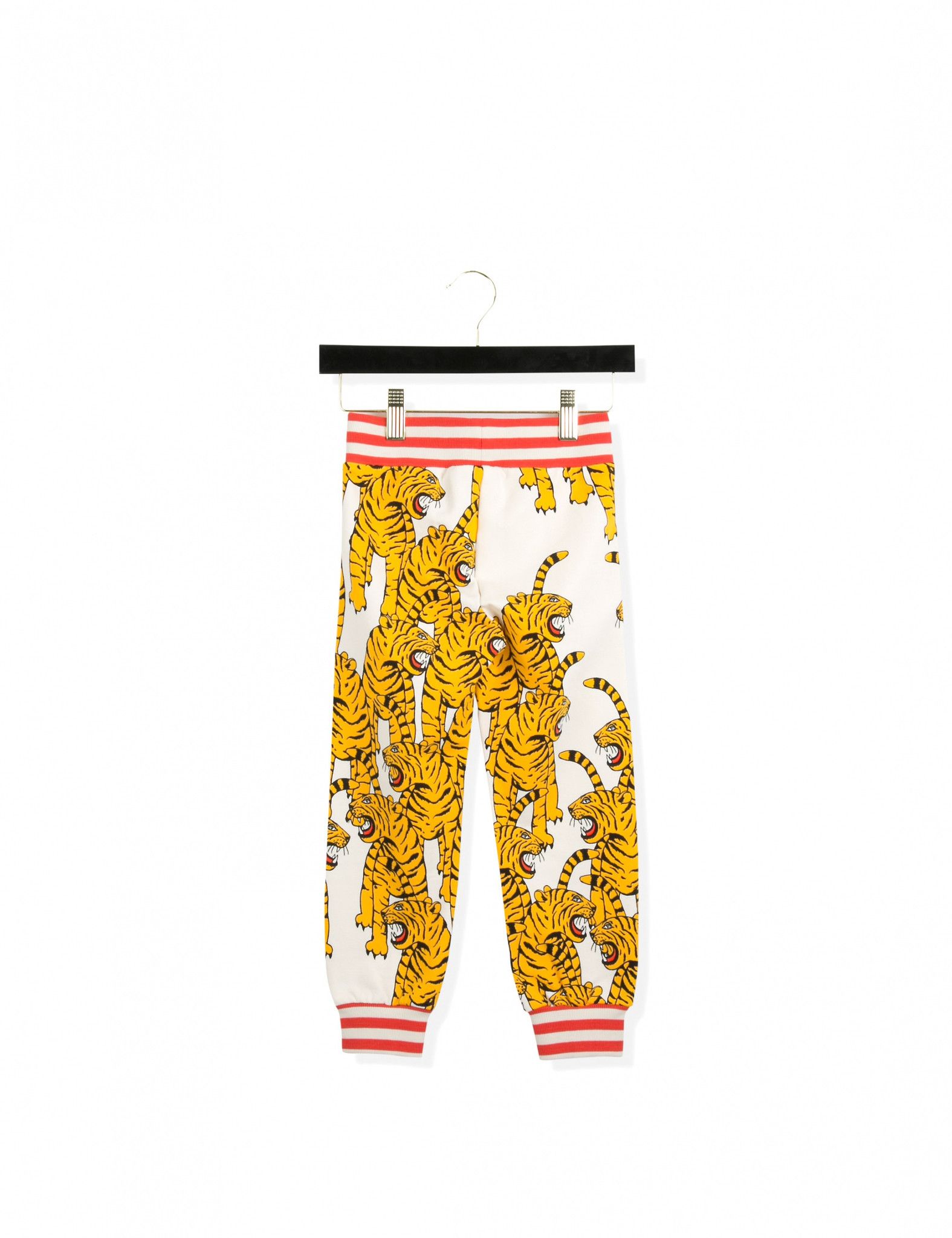 Bengal Tiger White Sweatpants - CÉMAROSE | Children's Fashion Store - 1