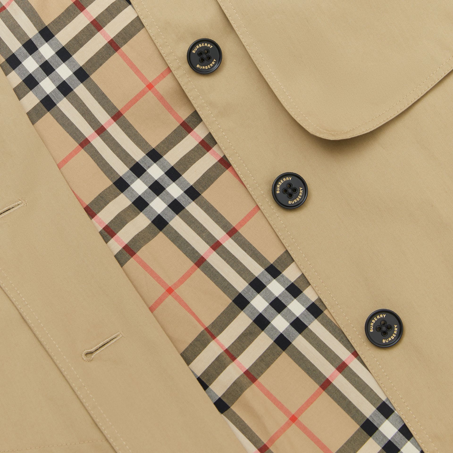 Girls Beige Hooded Cotton Coat
